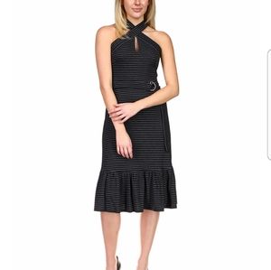 《NEW》Michael Kors Belted Midi Dress